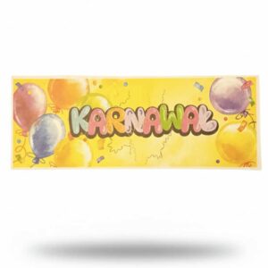 Tabliczka -karnawał- żółta