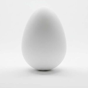 Dekoracja JAJO ATRAPA -białe