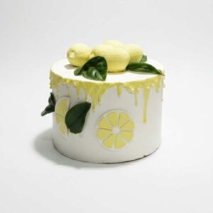 Mini torcik -atrapa CYTRYNOWY