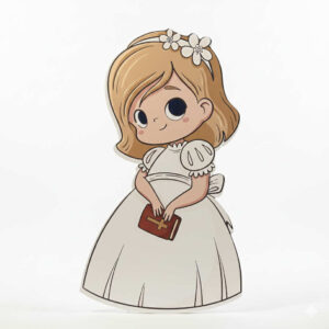 Dziewczynka -Komunia Święta