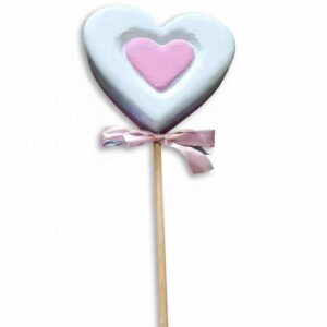 Lizak serce -kolorowy