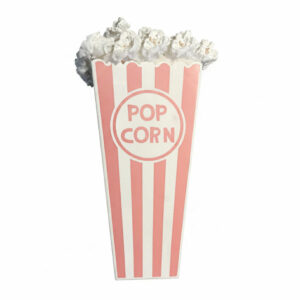 Dekoracja POPCORN -atrapa róż