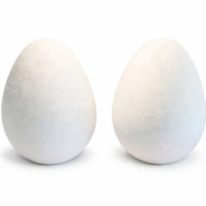 Dekoracja JAJO ATRAPA -białe